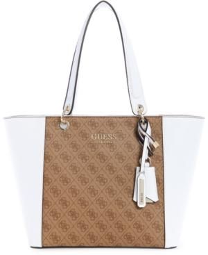 Guess Kamryn Tote White Multi Sk HWSK66 91230 Alb