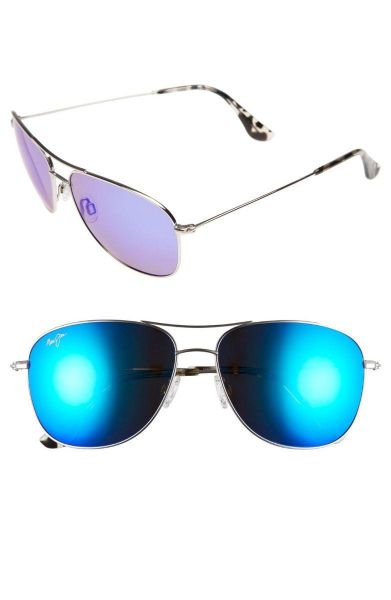 Maui Jim - Wiki Wiki Silver - Blue Sunglasses