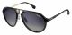 Carrera  UNISEX sunglasses with a BLACK frame and GREY BROWN DOUBLESHADE lens with a lens width of 58mm and model number Carrera 1003/S