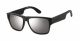 Carrera  For Him sunglasses with a DARK GREY METALLIZED MTANTHRAC frame and GREY SILVER FLASH lens with a lens width of 55mm and model number Carrera 5002