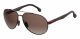 Carrera  For Him sunglasses with a MATTE BROWN frame and BROWN SHADED POLARIZED lens with a lens width of 63mm and model number Carrera 8025/S